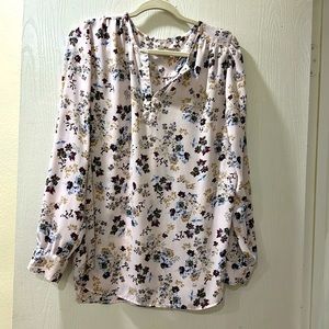 Loft floral blouse